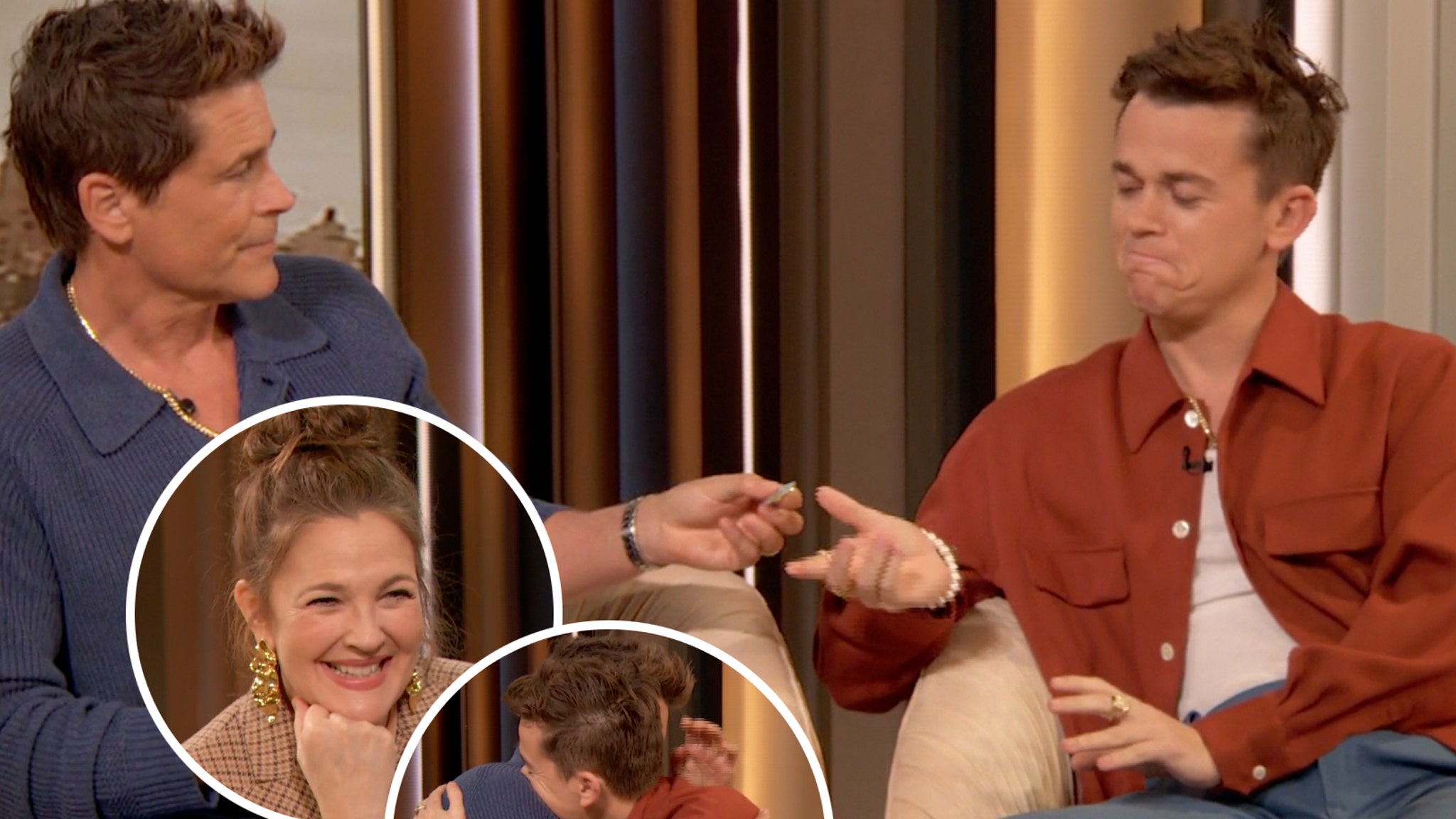 Rob Lowe Surprises Son with 5&Year Sobriety Chip During Drew Barrymore Show Appearance