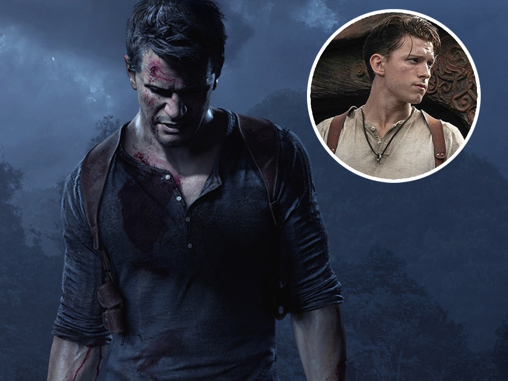 Tom Holland como Nathan Drake na primeira imagem oficial do filme