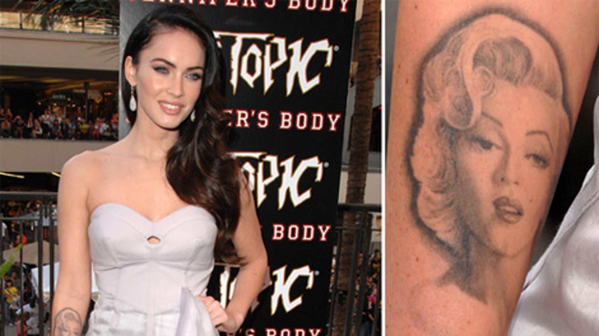 Megan Fox Removing Her Terrible Marilyn Monroe Tattoo