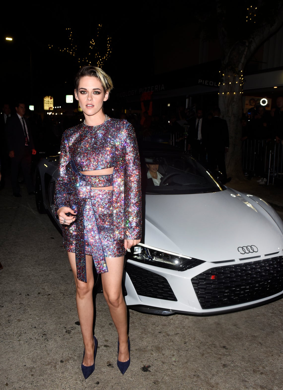 Kristen Stewart attends Audi Arrivals at The World Premiere of "Charlie's Angels" on November 11, 2019 in Los Angeles, California.