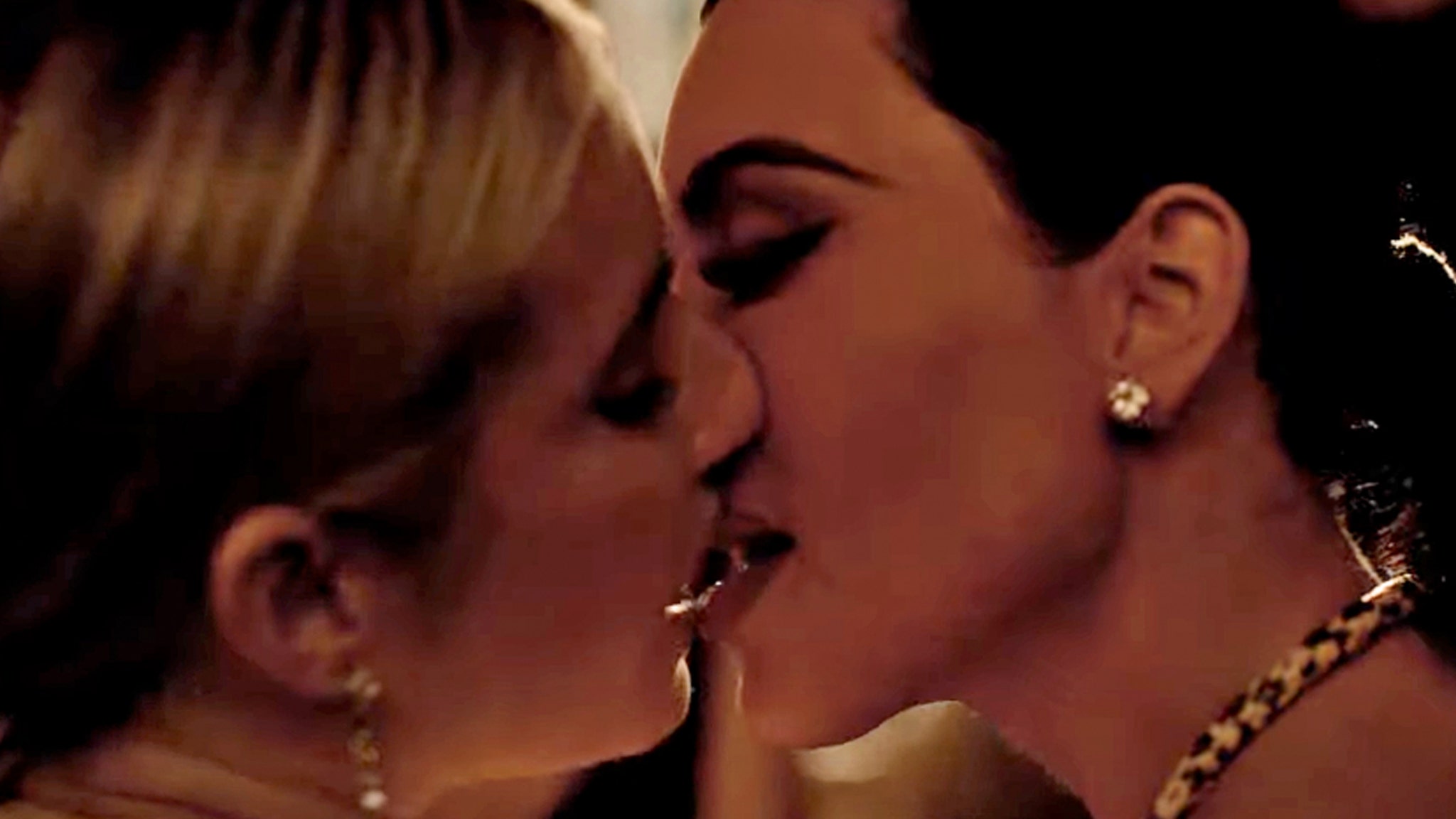 Kim Kardashian Kisses Emma Roberts, Then Slaps Hell Out of Her In AHS:  Delicate Teaser