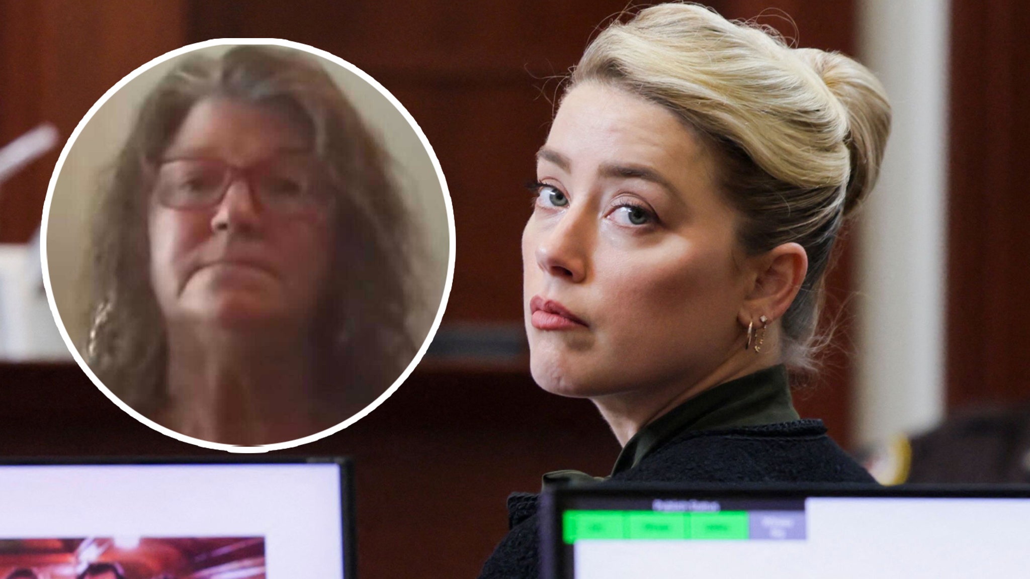 La empleada del aeropuerto Amber Heard testifica para luchar contra la compañera de viaje
