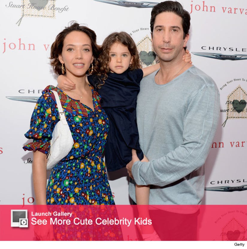 david schwimmer wife and baby