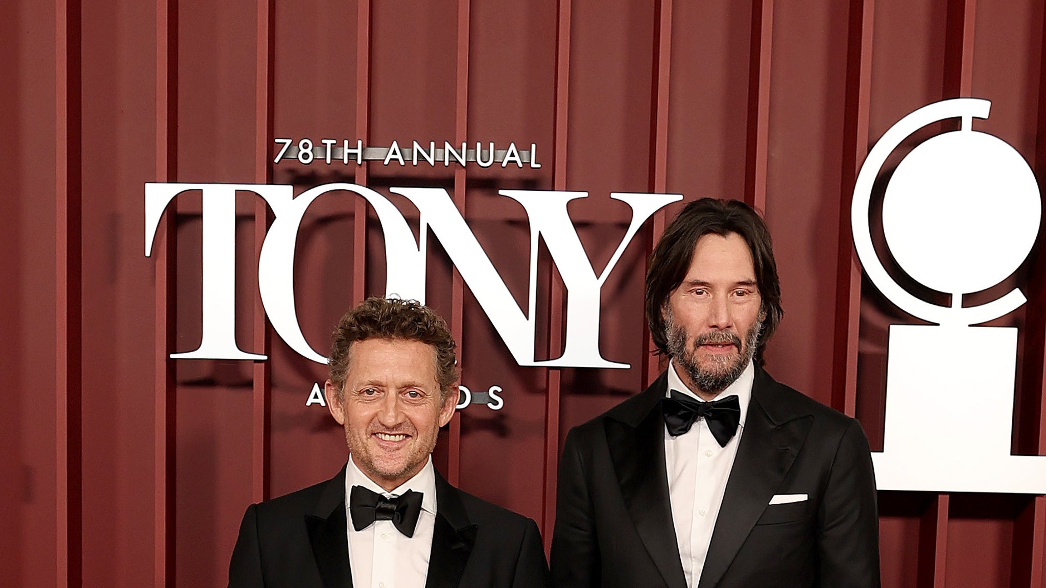 Keanu Reeves & Alex Winter Have Bill & Ted Reunion at the Tonys