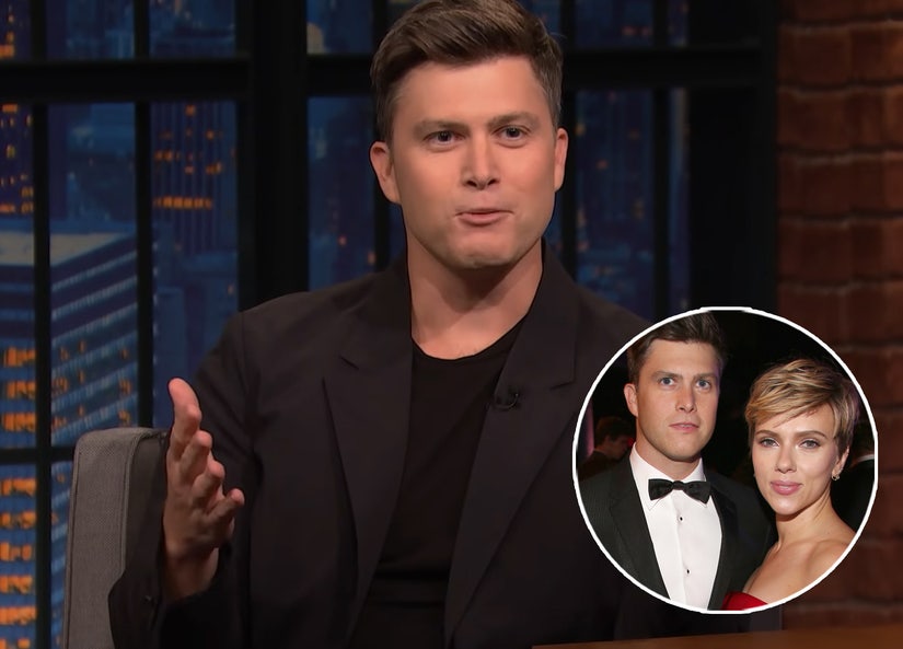 It's safe to say Colin Jost and Scarlett Johansson's son's n...