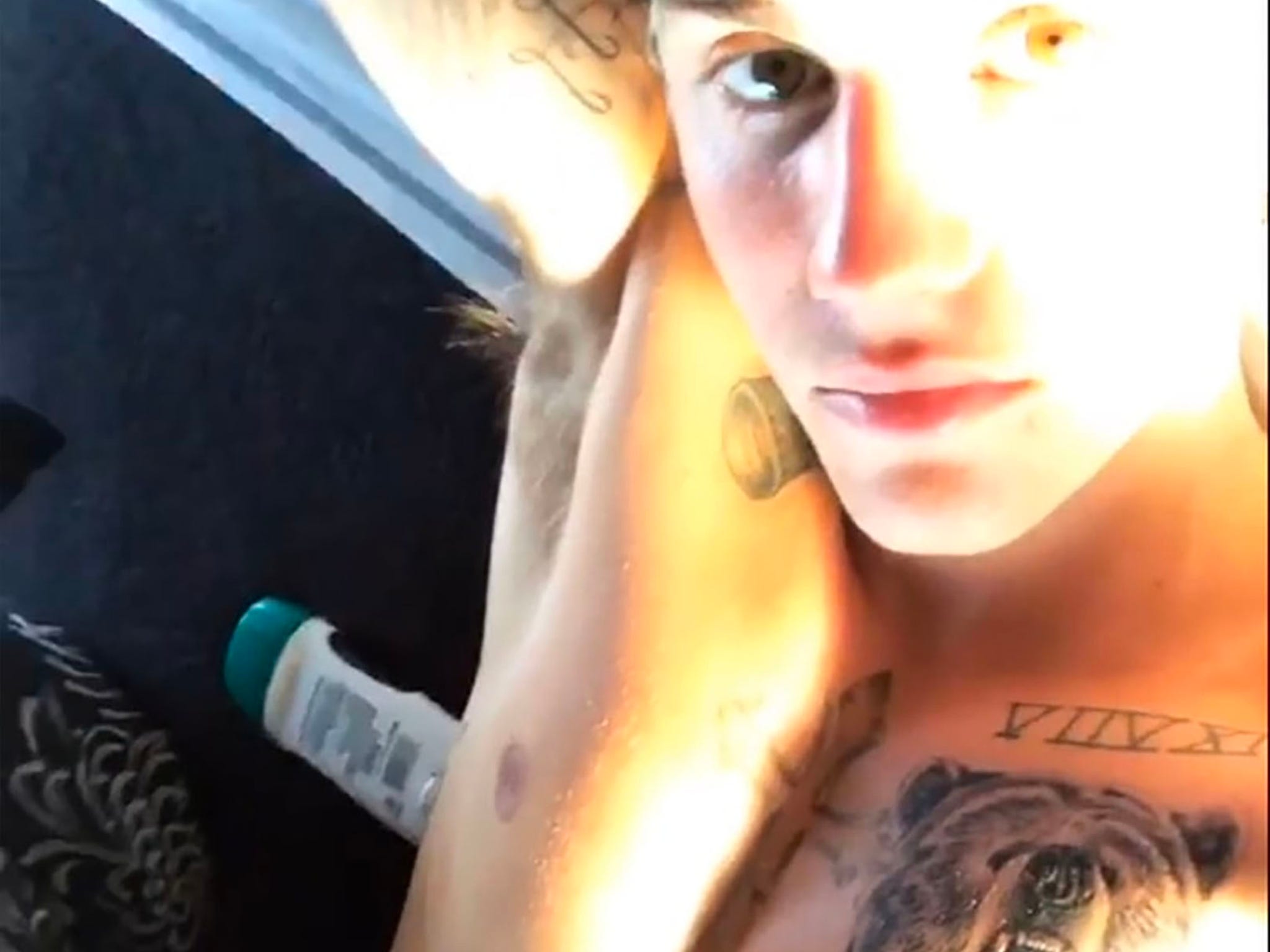 Justin Bieber Reveals Two New Tattoos in Shirtless Selfie