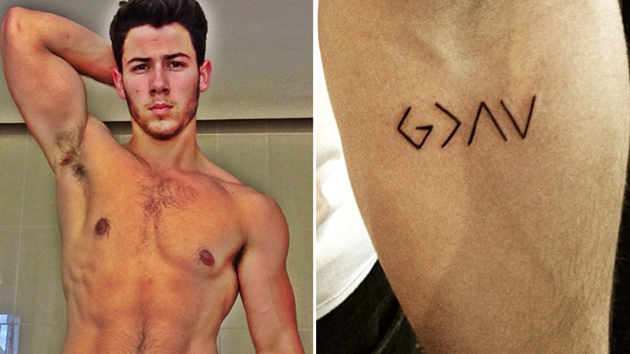 Nick Jonas Gets New God Tattoo -- See the Pic!