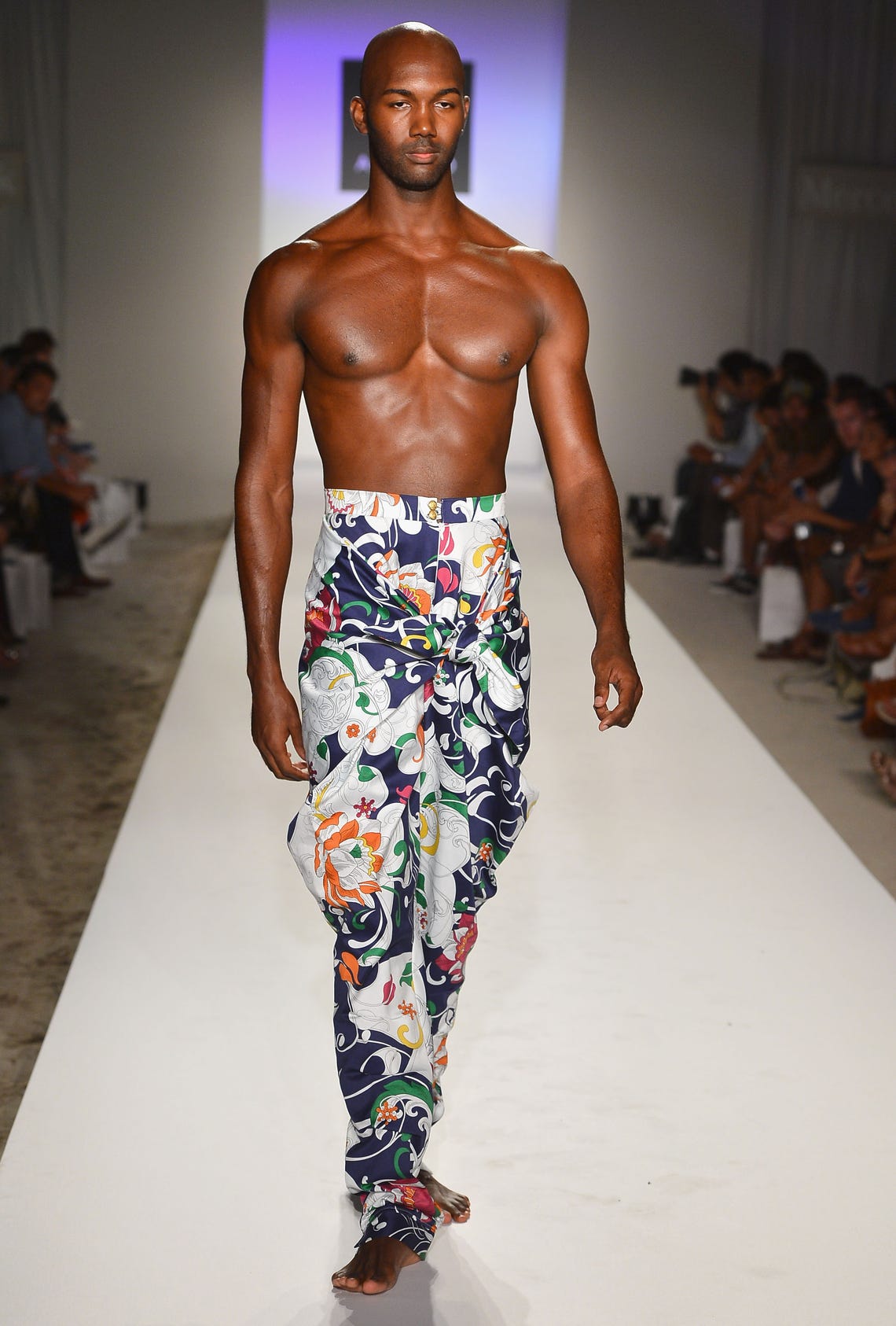 african male runway models
