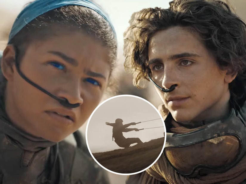 Timothée Chalamet Rides A Sandworm Teams Up With Zendaya In Epic Dune Part Two Trailer 0267