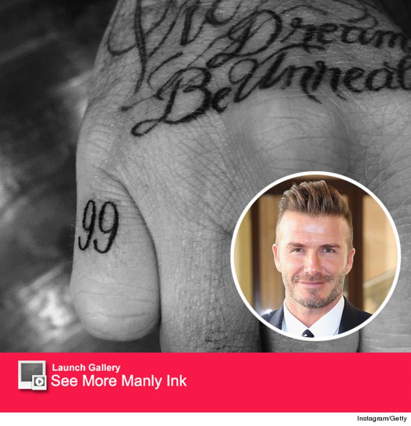 Share 87+ about david beckham 99 tattoo super cool .vn