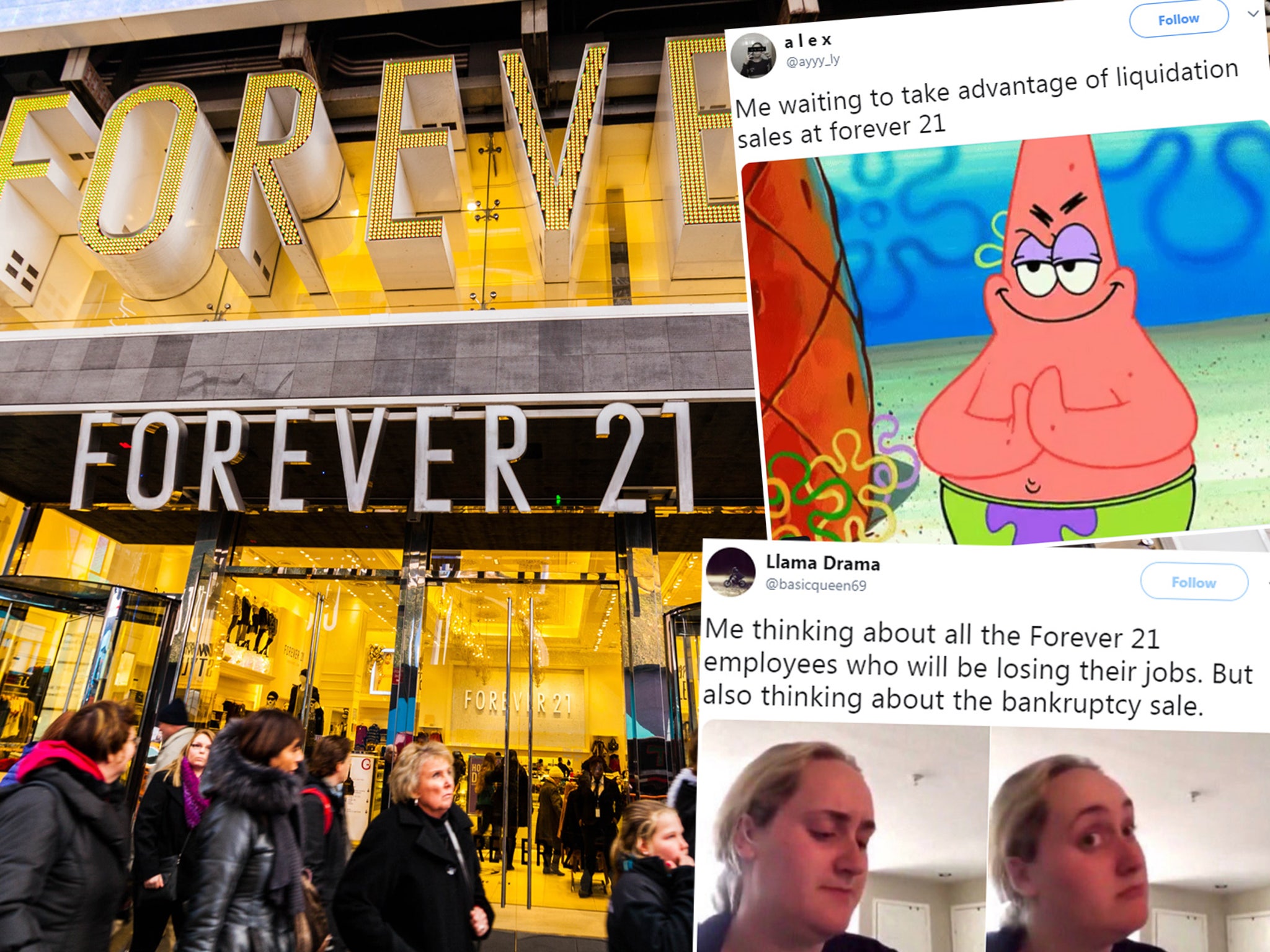 Forever 21 'Preparing for Bankruptcy' Twitter Wants 'Closing Down