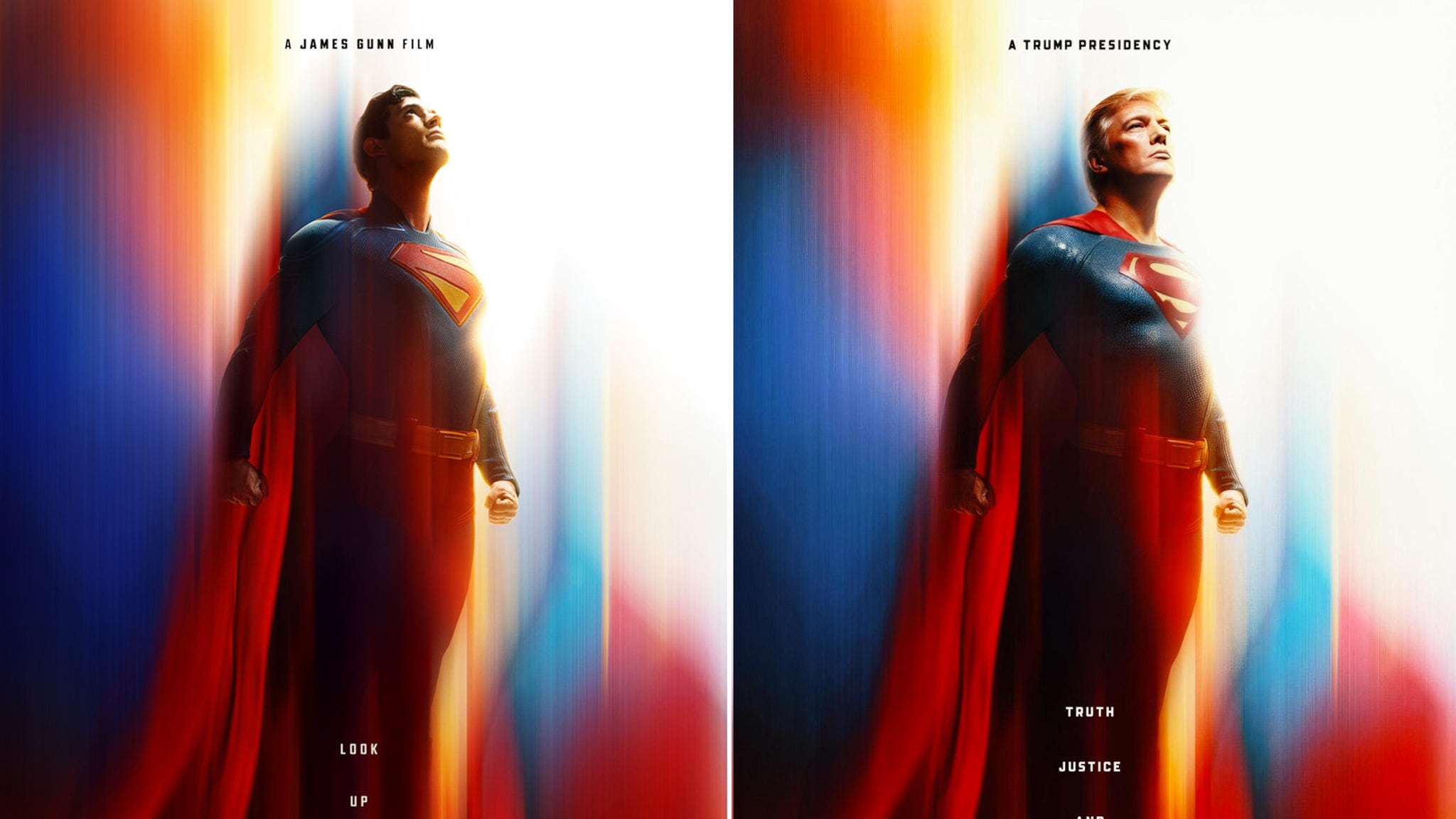 White House's Trump Superman Meme Mocked Online: 'Holy F--k This Is Cringe'
