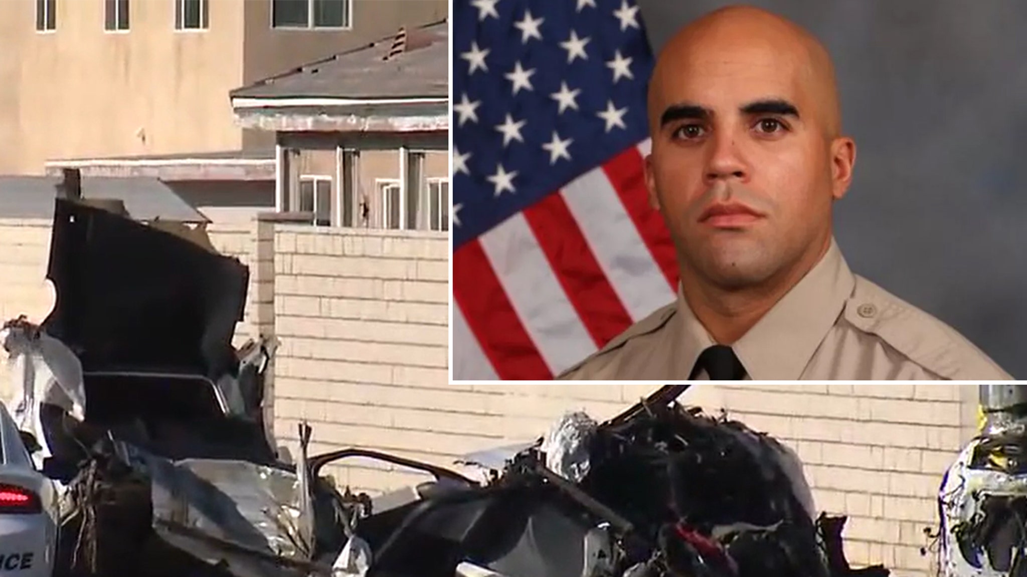 California Sheriff's Deputy Killed in Crash That Split Patrol Car in ...