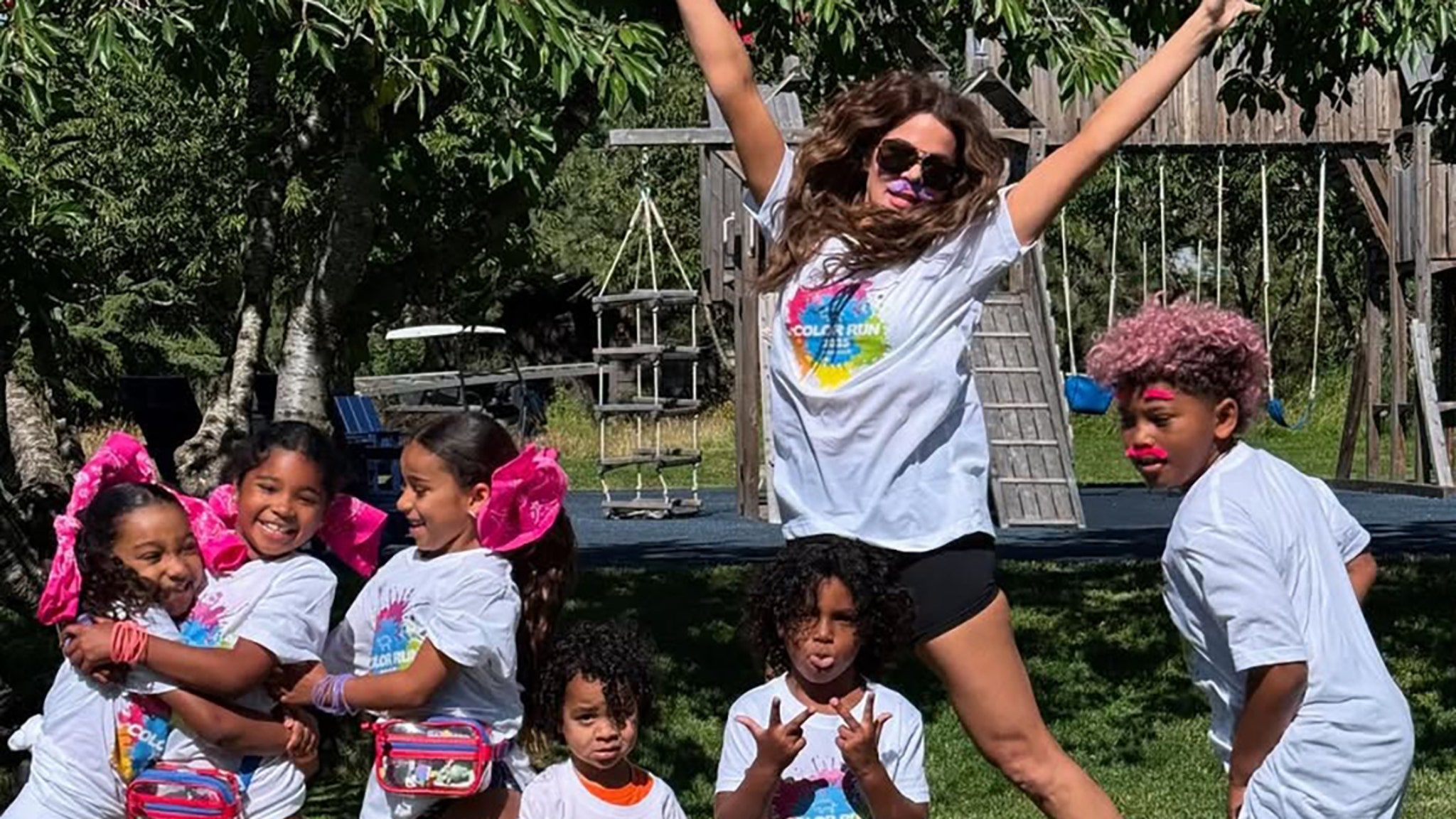 Khloe and True Recruit More Kardashian Kids for Their Annual Color Run