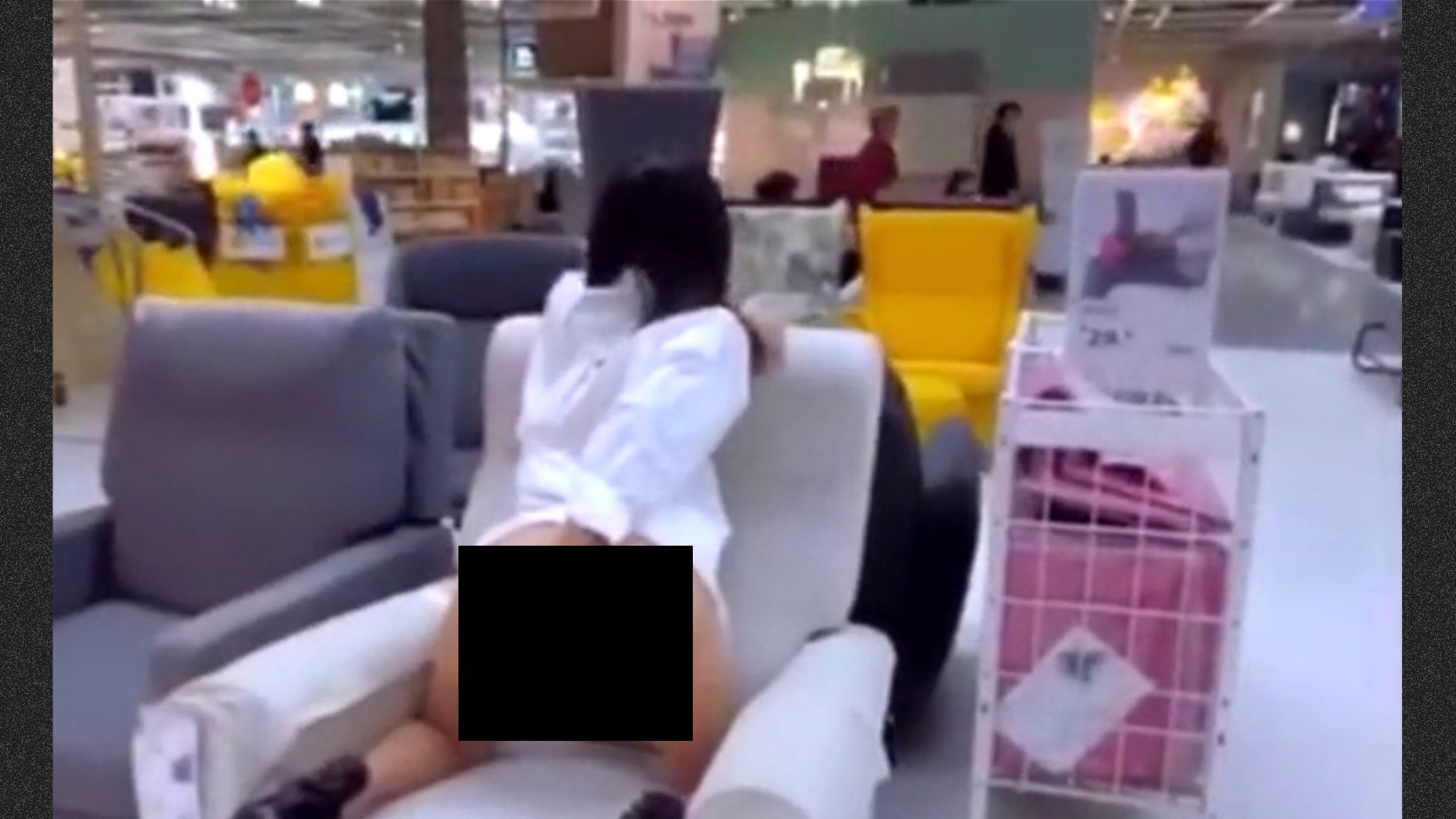 Woman masturbating ikea video