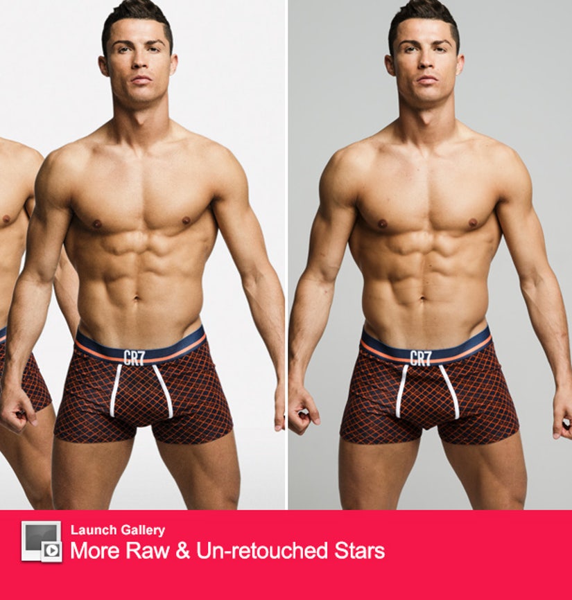 Cristiano Ronaldo's Un-Retouched Underwear Photos Reveal His
