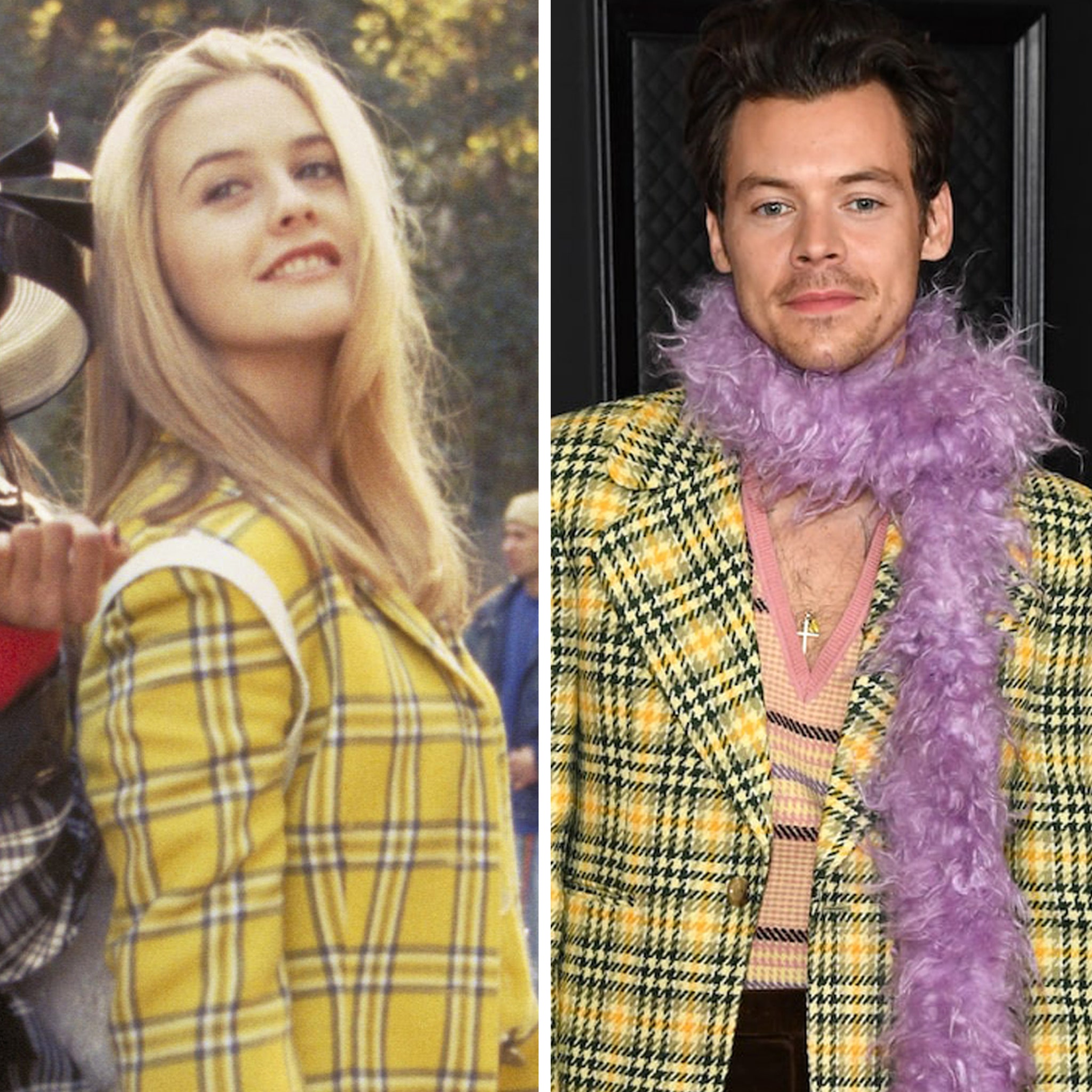 Celebrities In 'Clueless' Yellow Plaid Outfits: Photos – Hollywood