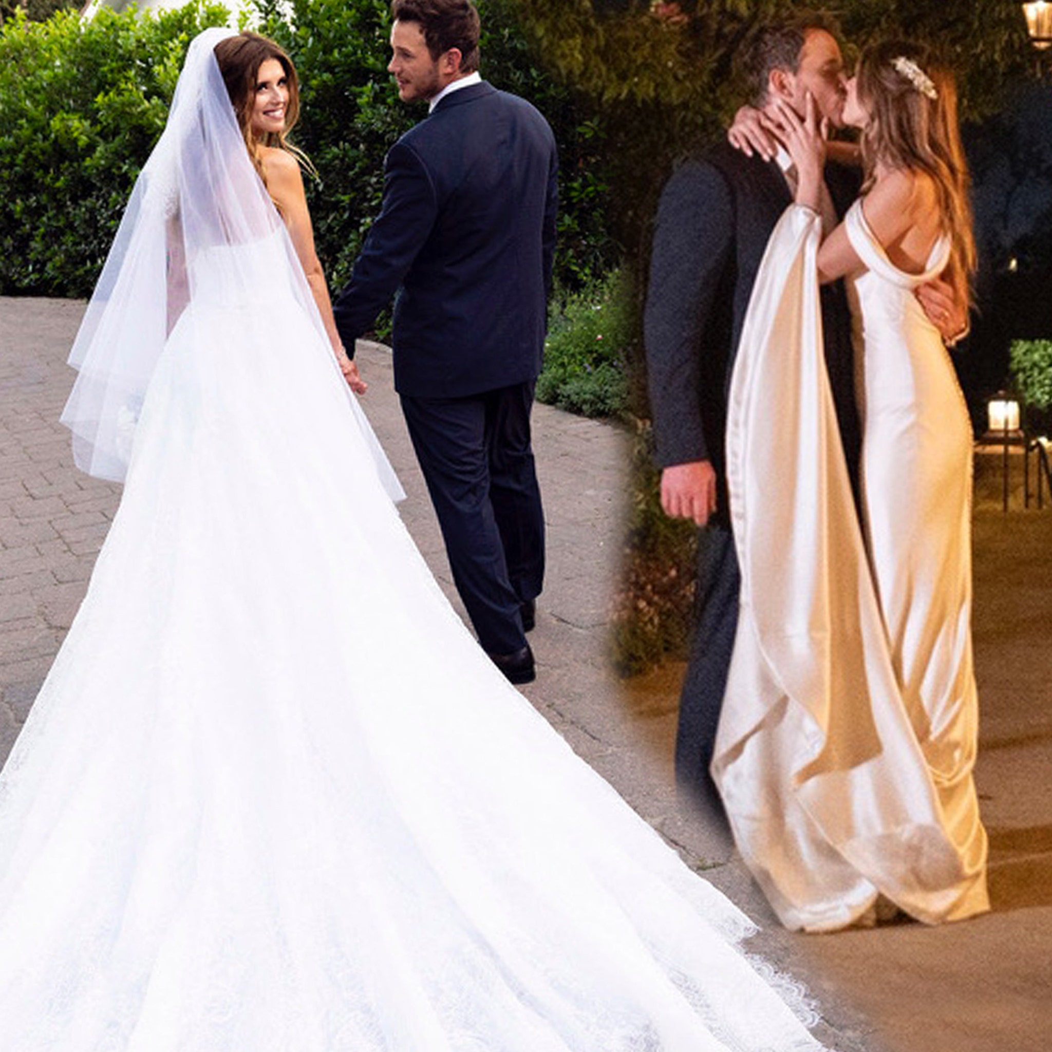 Chris Pratt and Katherine Schwarzenegger's Wedding Day Looks from Armani