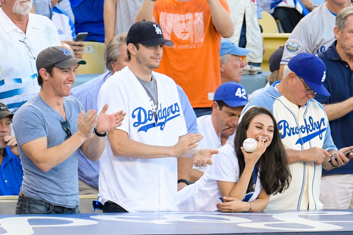 Los Angeles Dodgers Celebrity Sightings Over The Years - Dodger Blue