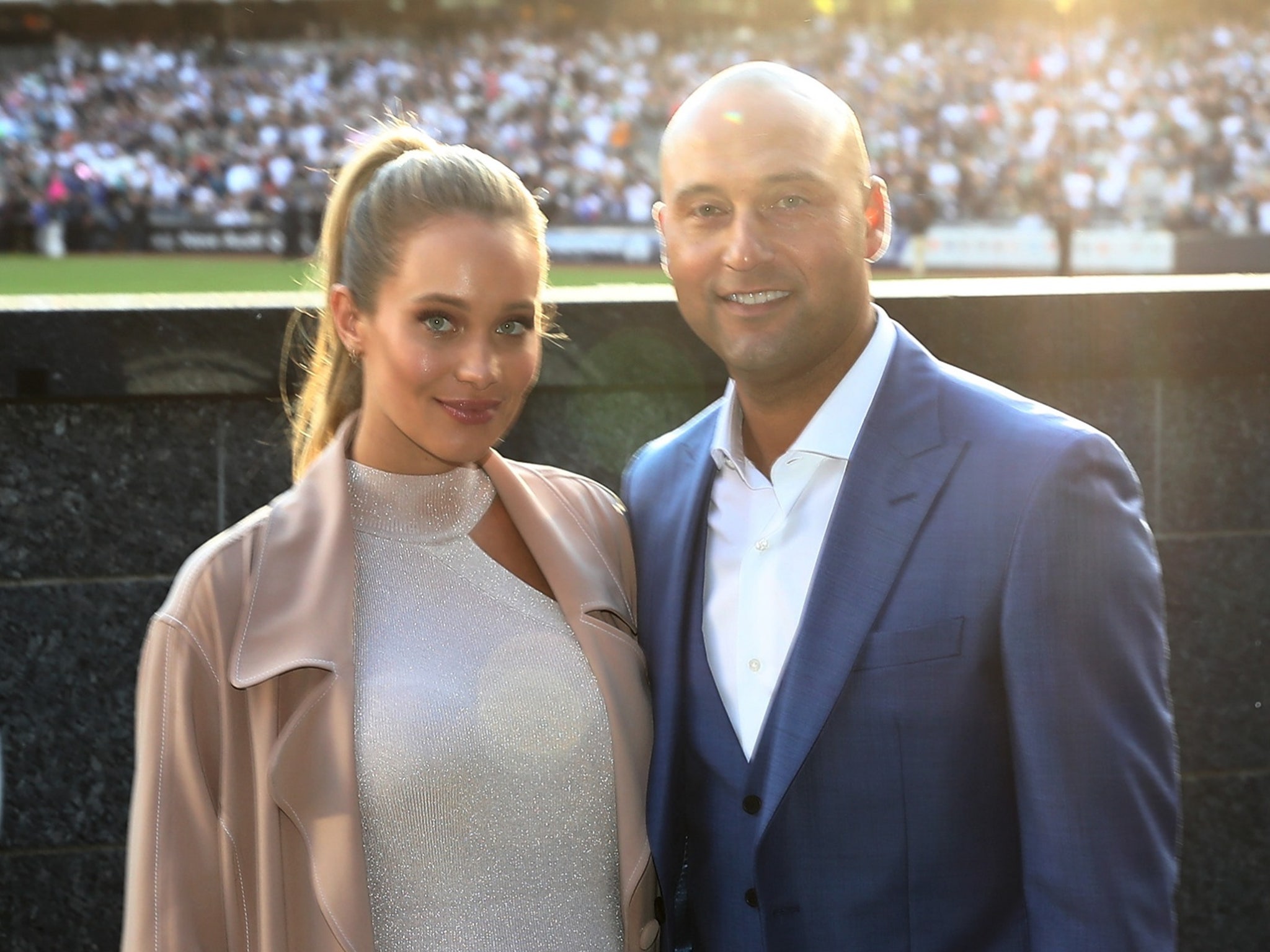 Derek Jeter, wife, welcome 1st baby boy