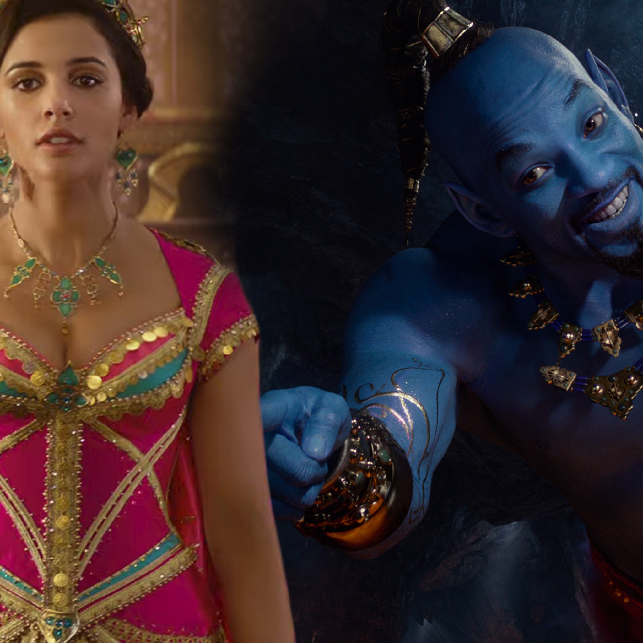 Aladdin Trailer: Will Smith's Genie Finally Revealed, Naomi Scott's  Princess Jasmine