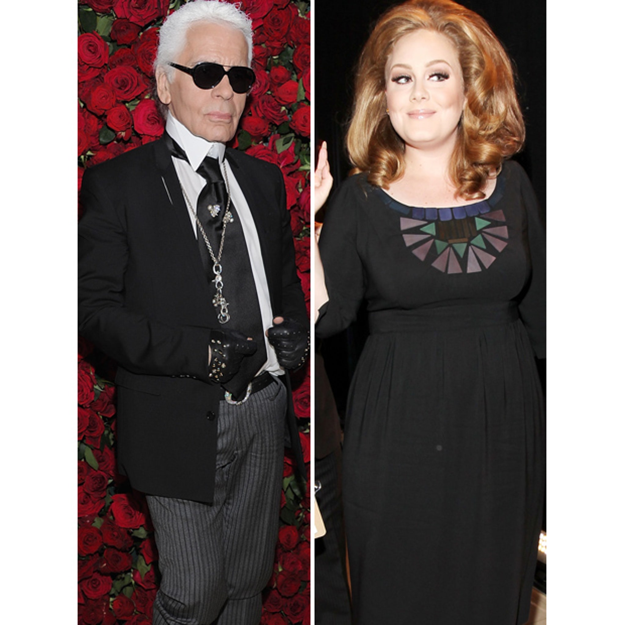 Adele's weight loss links to Chanel designer Karl Lagerfeld's 'fat