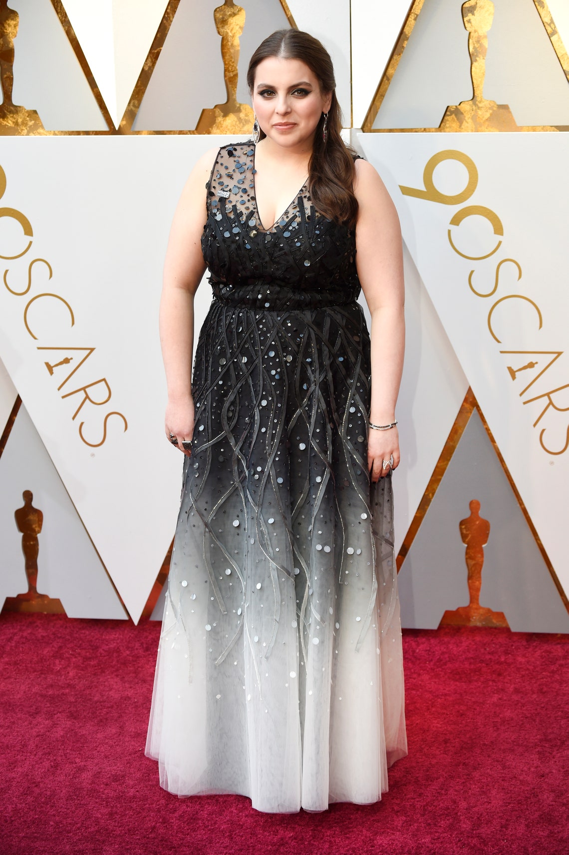 Red carpet dresses plus fashion size