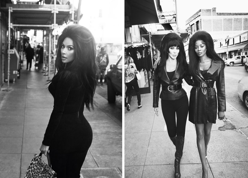 Kim Kardashian, Cher, Naomi Campbell Model for CR Fashion Book Cover  Together