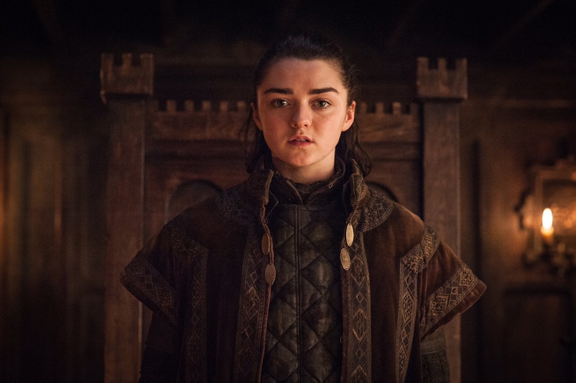 Maisie Williams as Arya Stark 