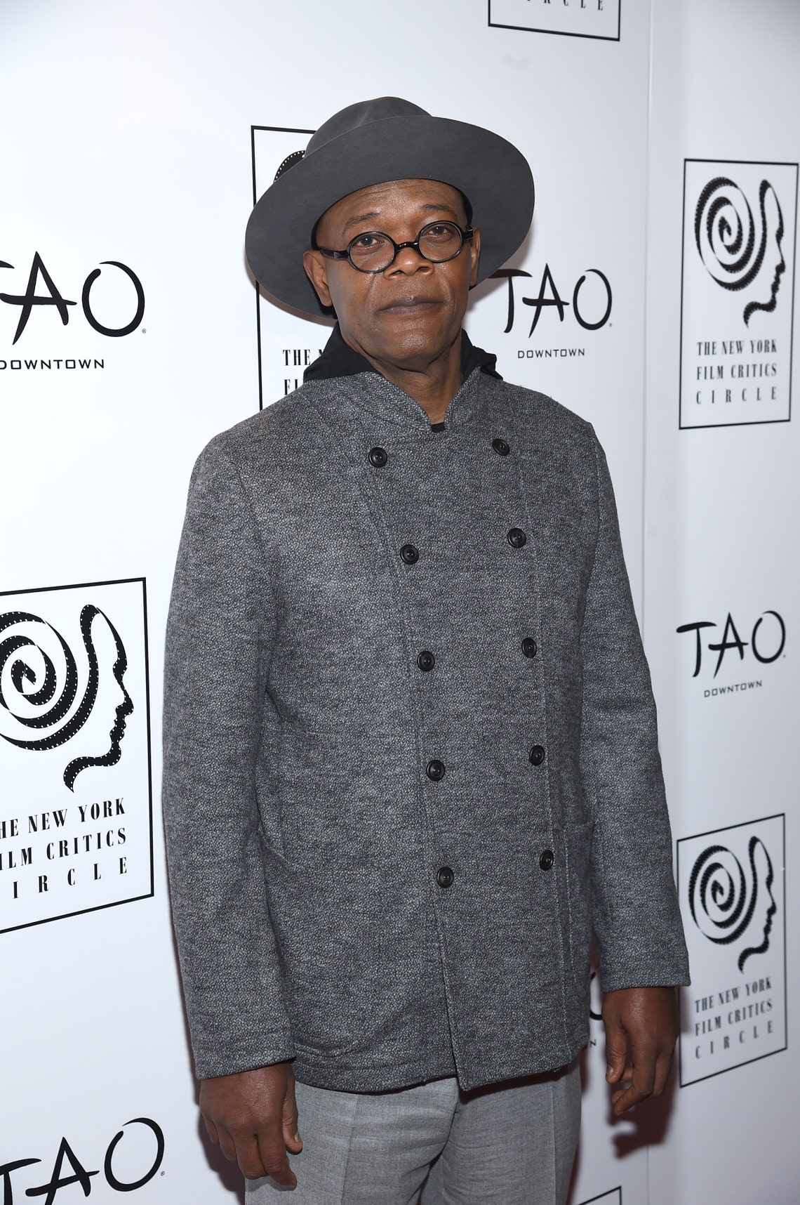 Samuel L Jackson attends the 2015 New York Film Critics Circle Awards at TAO Downtown in New York City (January 4, 2016).