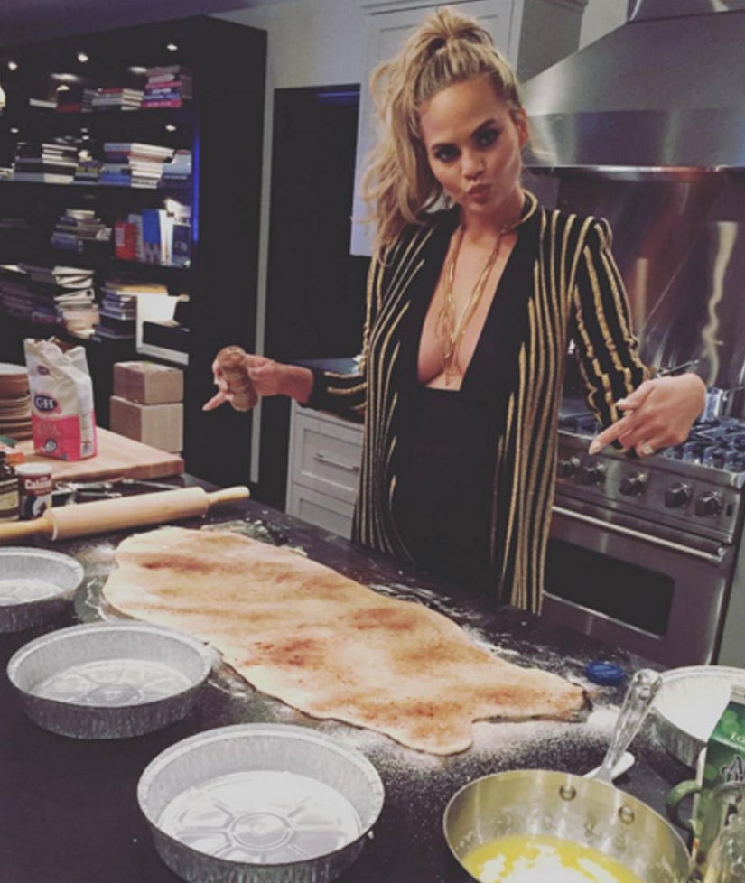 With cleavage cooking 