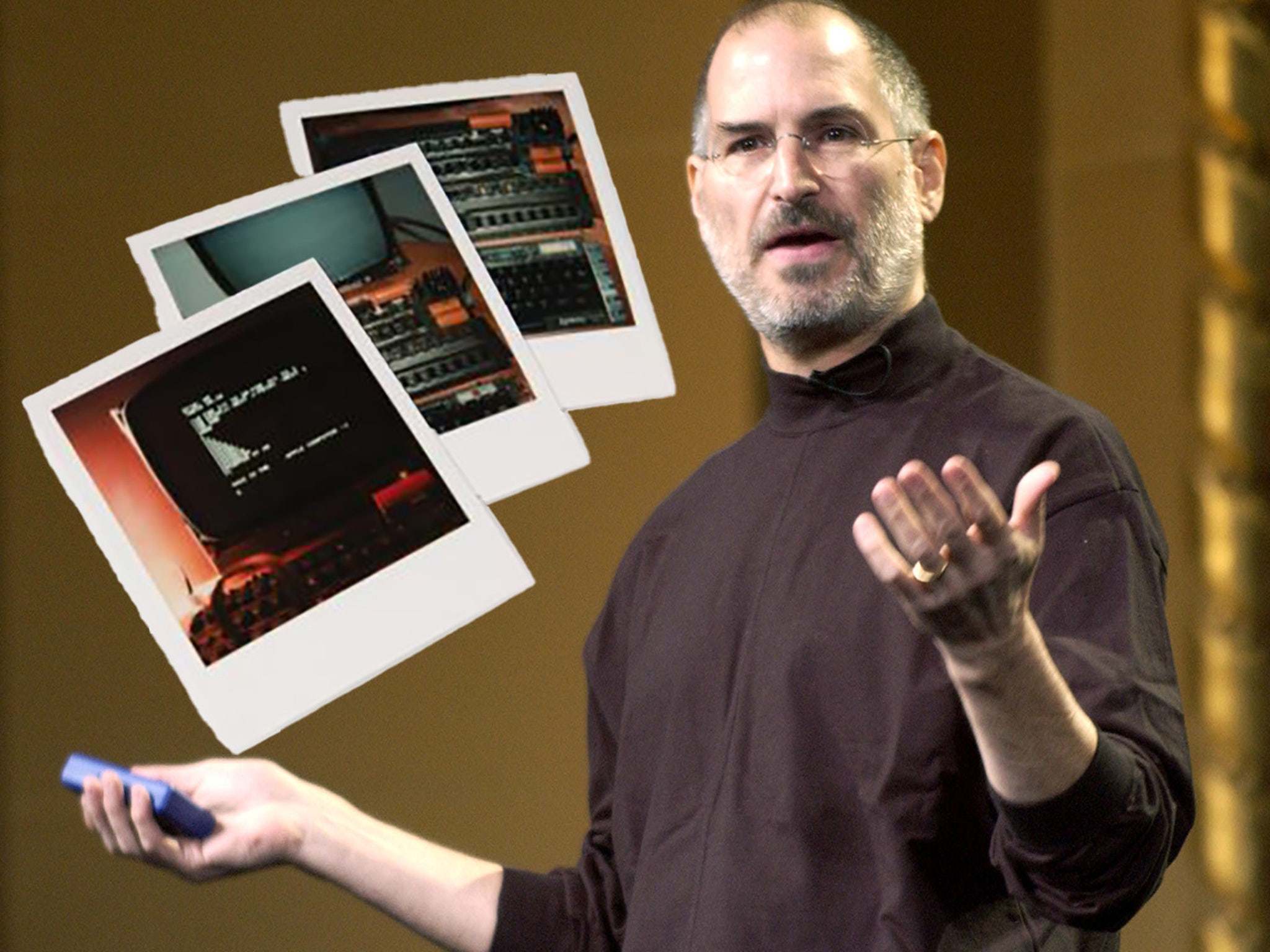 Original Polaroids of Apple-1 Prototype from Steve Jobs