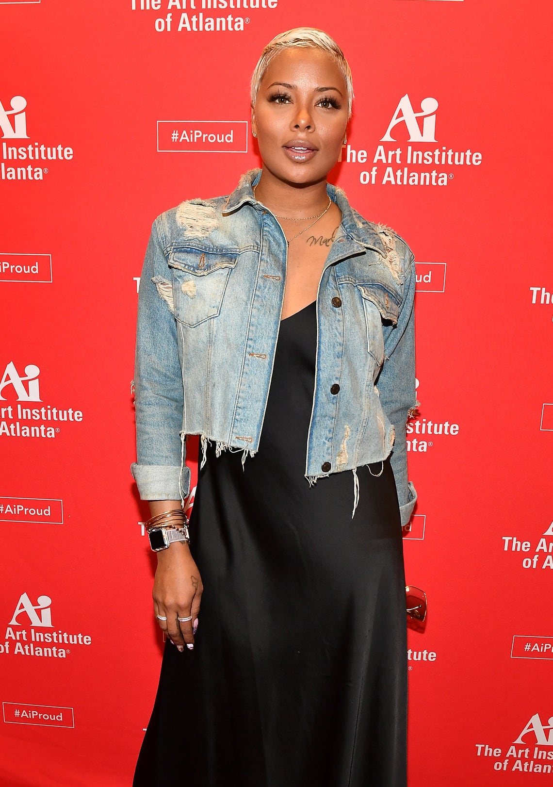 Eva Marcille attends The Art Institute of Atlanta 2020 Fashion Premiere Show at The Art Institute of Atlanta on March 14, 2020 in Atlanta, Georgia.