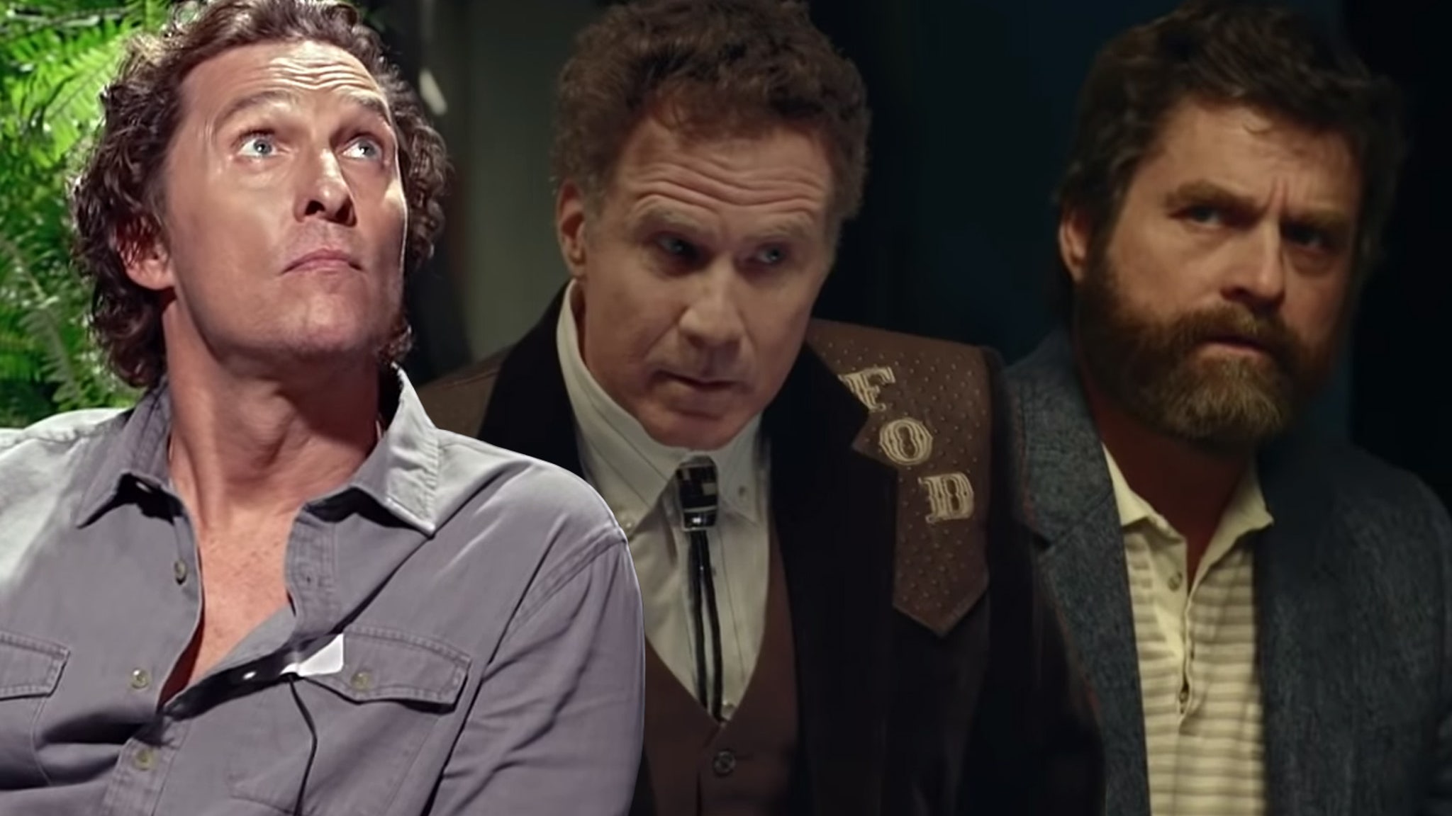 Zach Galifianakis Almost Kills McConaughey In 'Between Two Ferns' Movie Trailer
