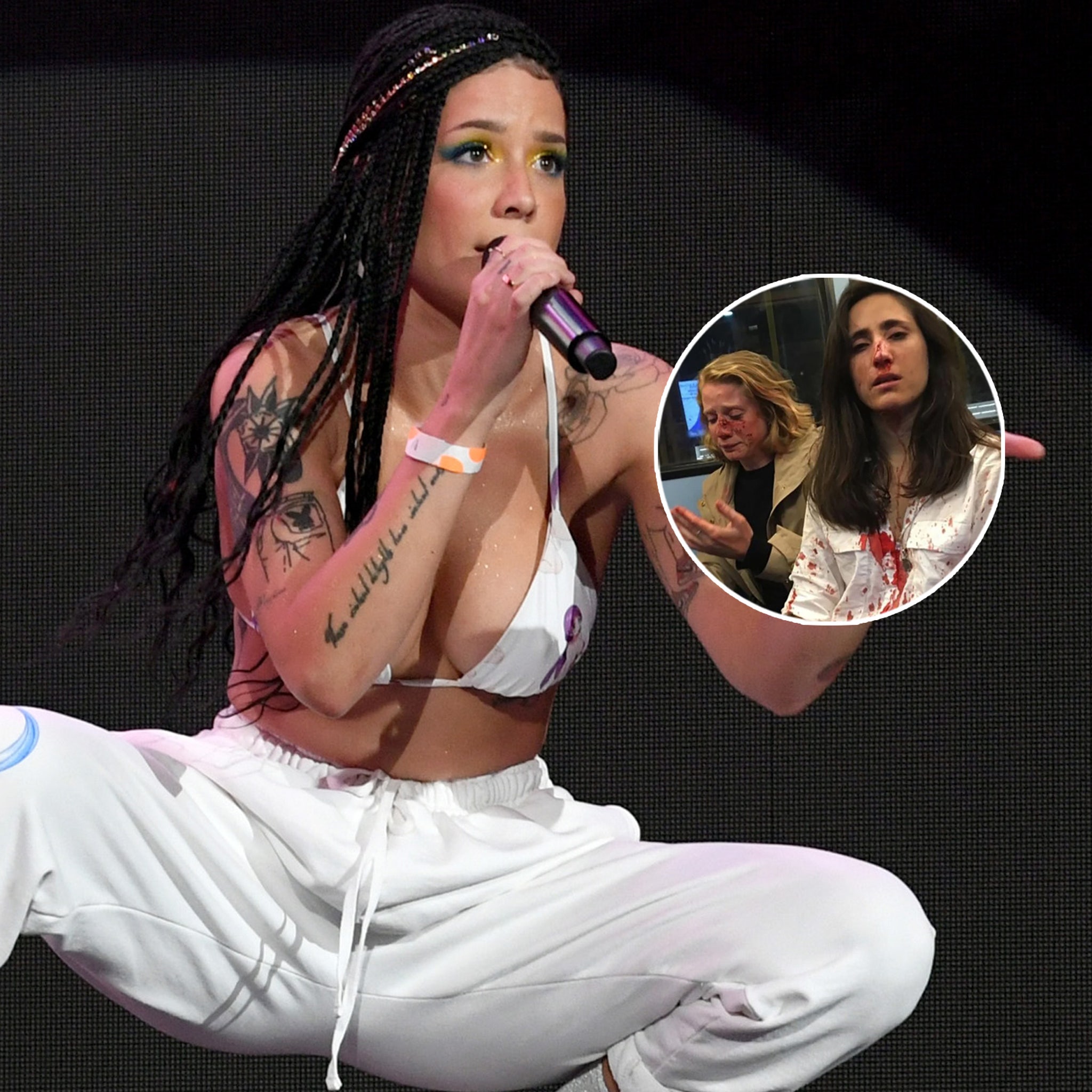 Halsey Wears T Shirt Of Assaulted Lesbian Couple Rips Straight