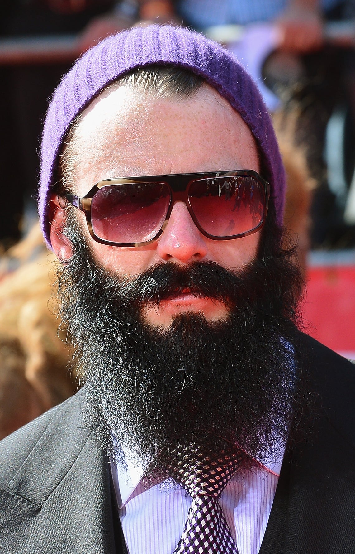 Brian Wilson, of San Fransisco Giants @ EPSY Awards, with spandex tuxedo  and bow tie! (#MLB)