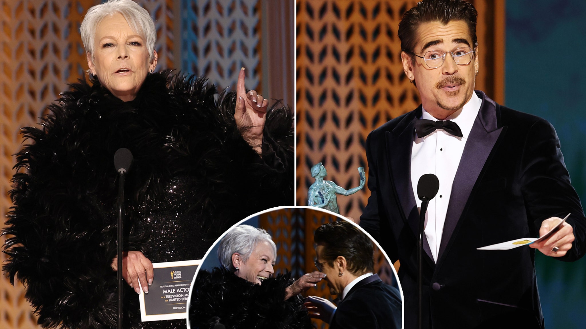 Jamie Lee Curtis Calls Out Colin Farrell at SAG Awards For Giving Him Covid