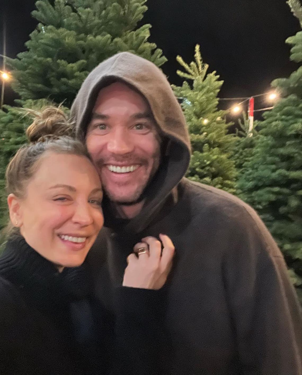 "This birthday week has been so special…So many friends and family to thank and acknowledge the outpouring of texts, posts, prezzies and overall making me feel incredibly loved . You know who you are 💖 and to my forever bud @tommypelphrey for being a true partner. I feel super blessed and at moments undeserving. My 💜 is full" - Kaley Cuoco and Tom Pelphrey