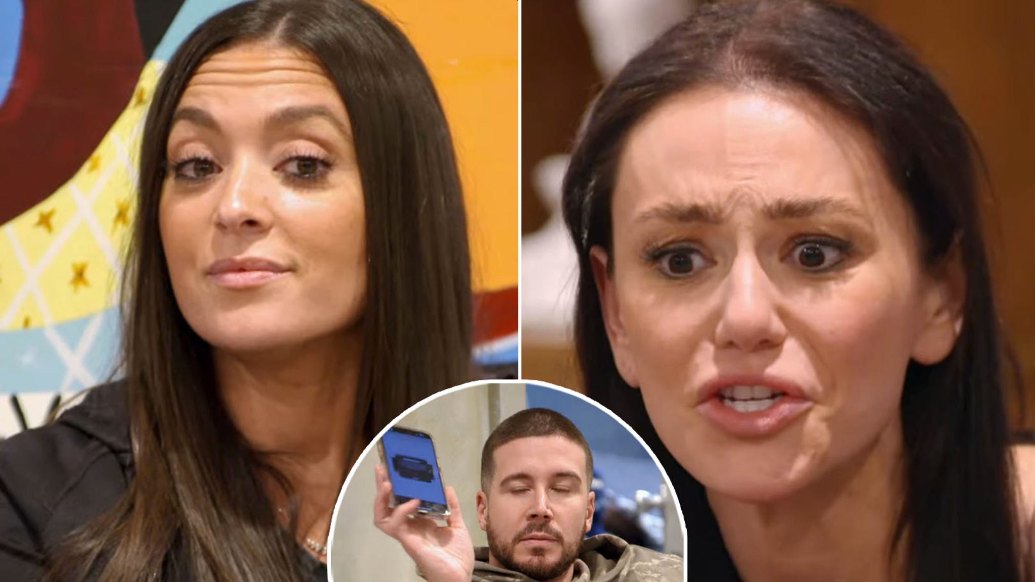 Vinny Confronted by Costars for Posting Sam & Ron Meme on Jersey Shore: ‘You’re Being Stupid’ Vinny Confronted by Costars for Posting Sam & Ron Meme on Jersey Shore: ‘You’re Being Stupid’