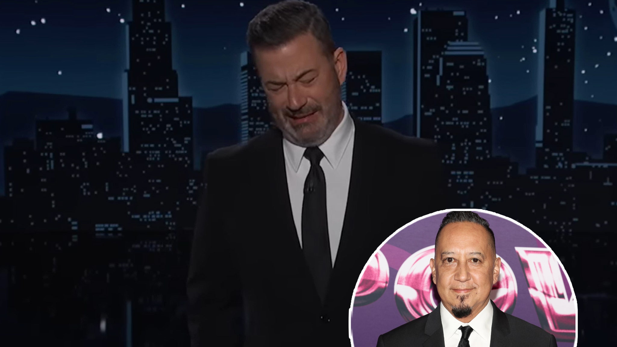 Jimmy Kimmel Breaks Down in Tribute to Lifelong Friend and Bandleader Cleto Escobedo III, Celebrities React