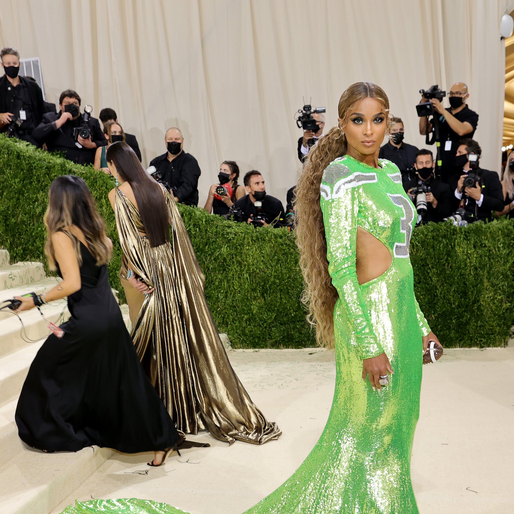 Ciara Wore Russell Wilson's Number and Super Bowl Ring to the Met Gala