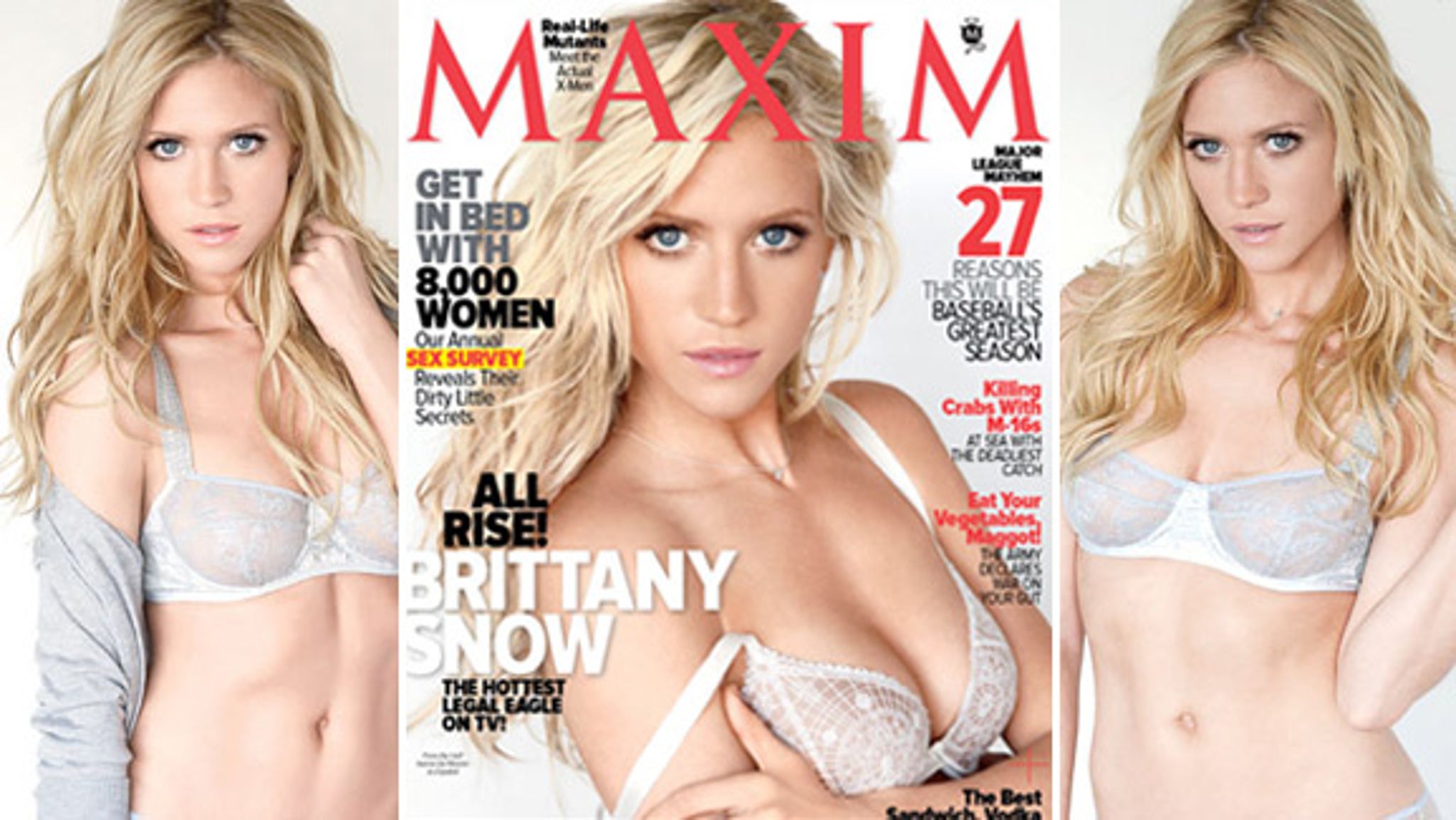 EYE CANDY: Brittany Snow's Hot Body in Maxim.