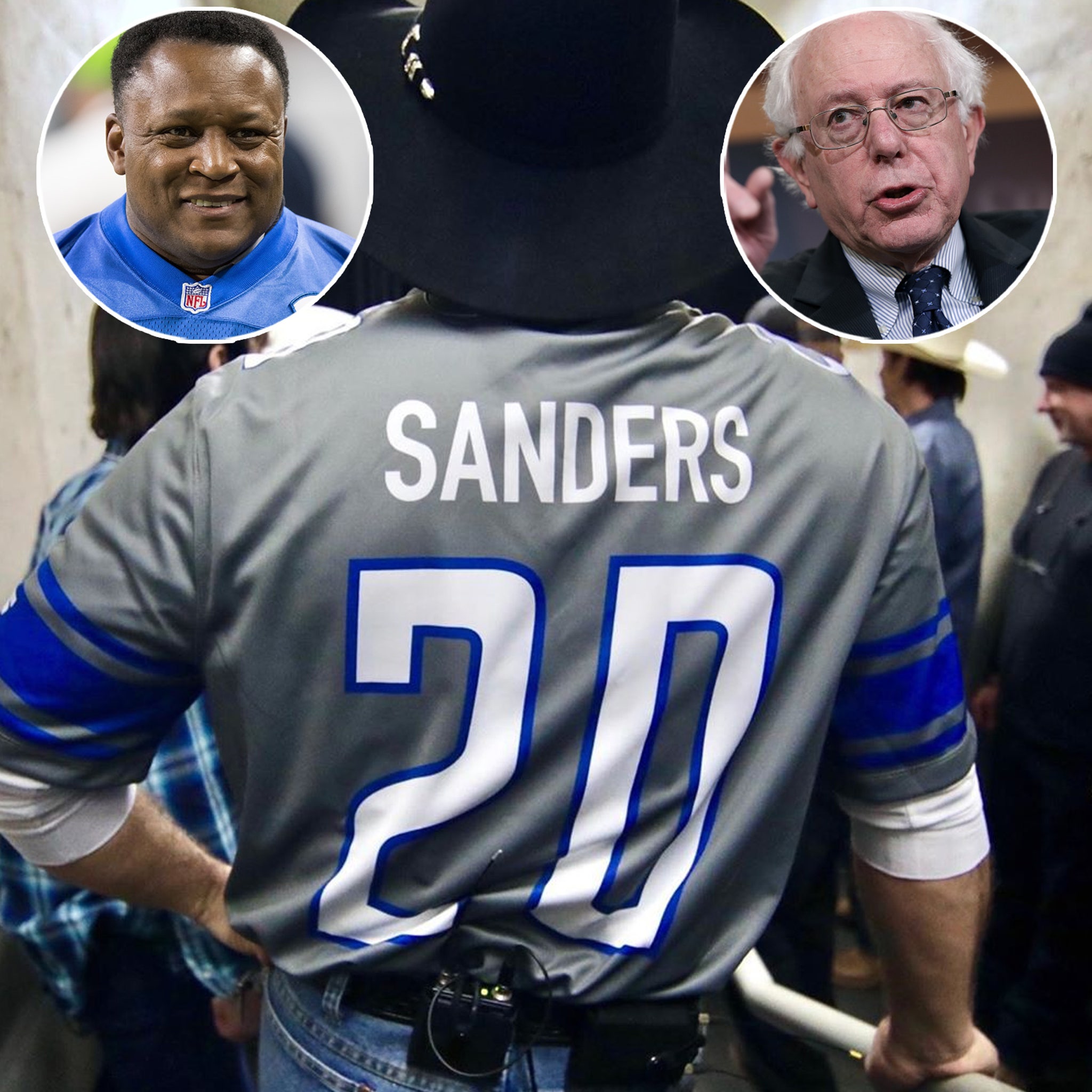 Garth Brooks wore a jersey supporting Bernie Sanders?