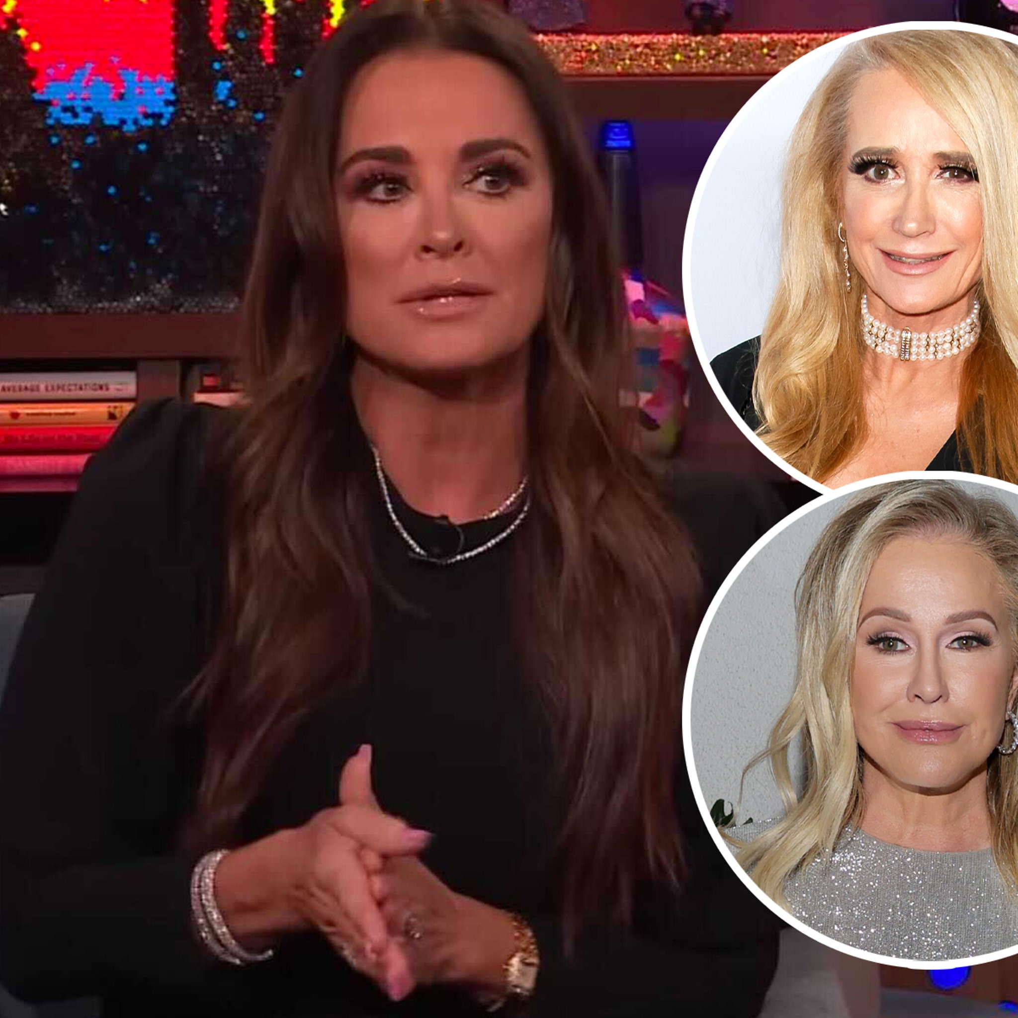 Kyle Richards Reveals Where She Stands With Sisters Kim And Kathy Hilton  After 'Rough' Patch