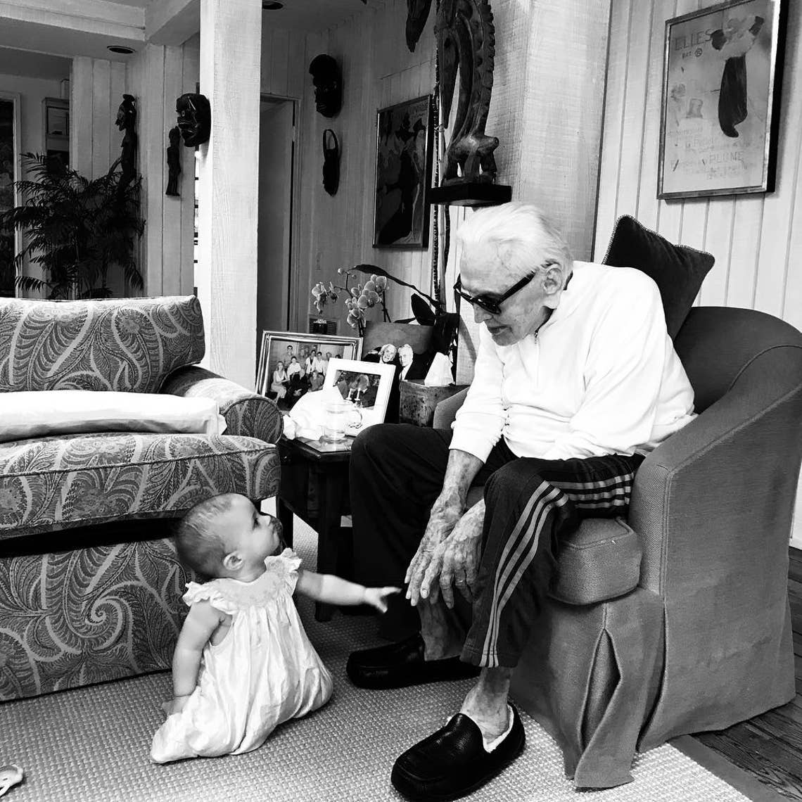 "LOVE" Kirk Douglas