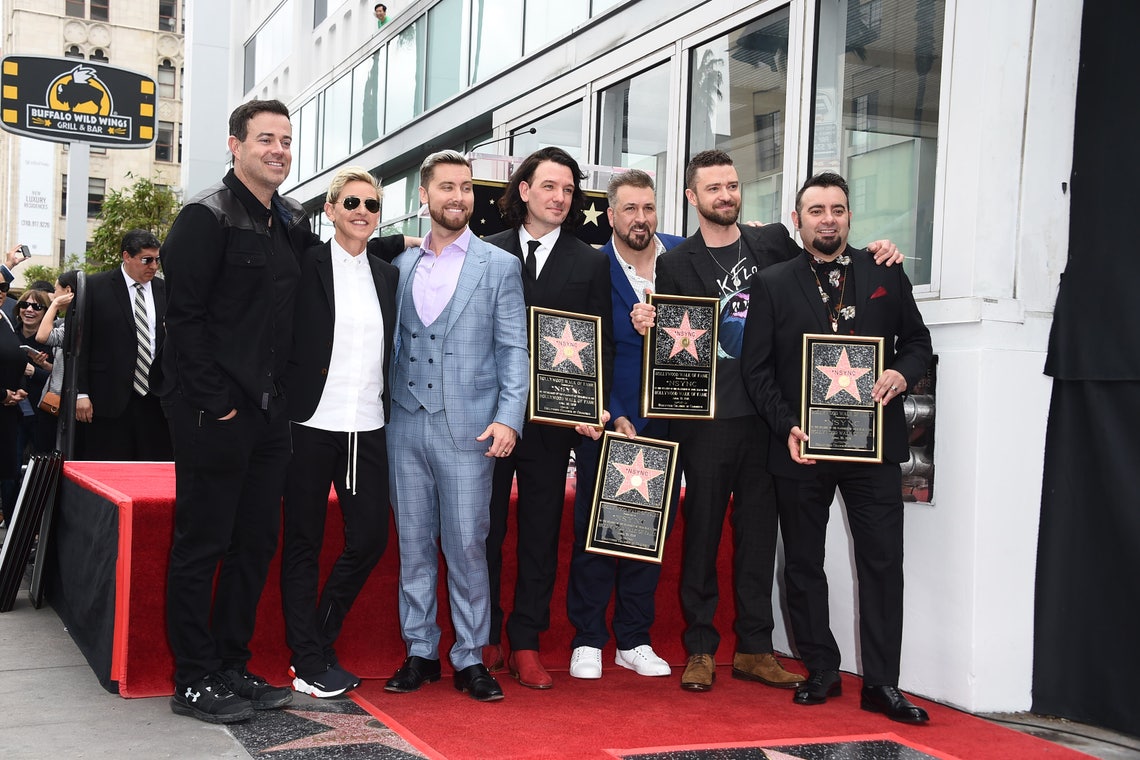 *NSYNC Honored With a Star on the Walk of Fame