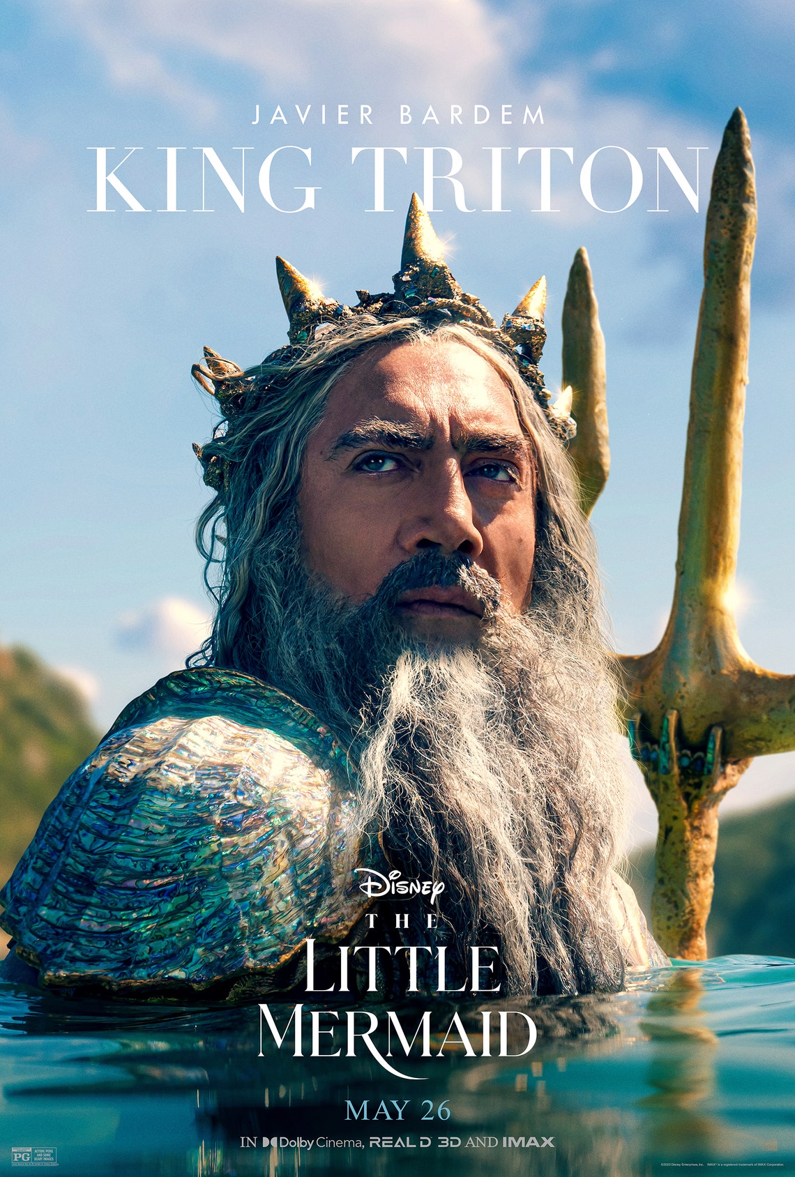 Disney Releases Character Posters for LiveAction The Little Mermaid
