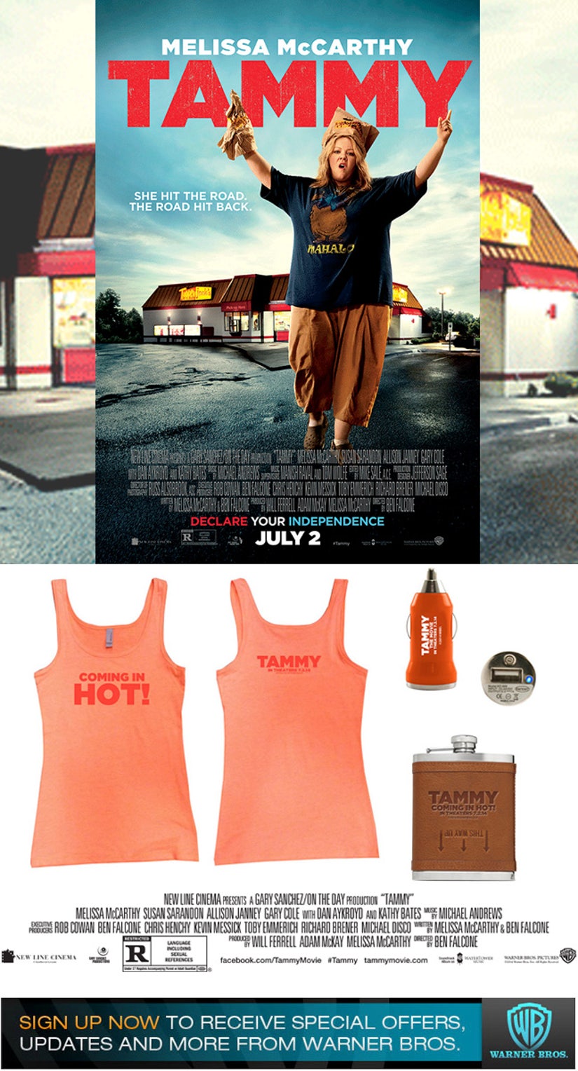 Win a "Tammy" Prize Pack And a 150 Gift Card!