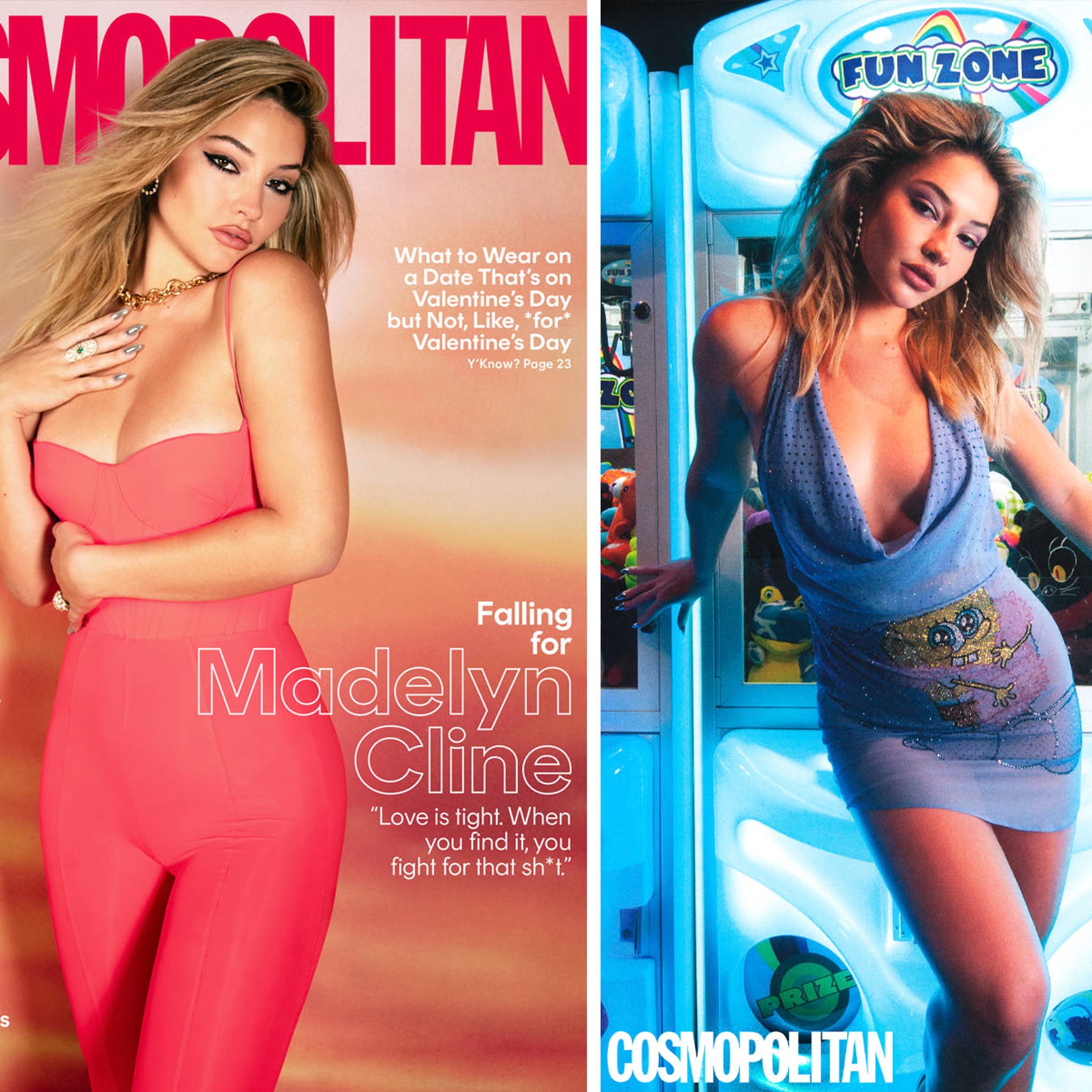 Madelyn Cline featured in Cosmopolitan cover