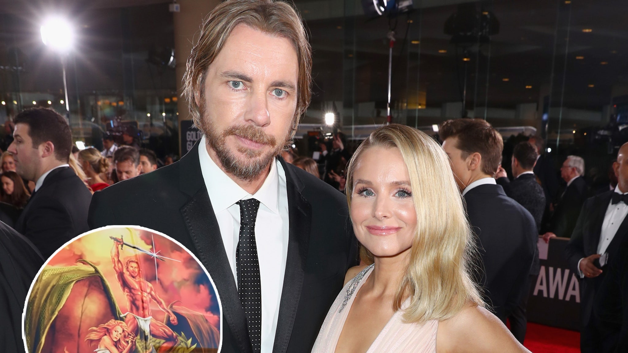 Kristen Bell Wasn T Thrilled About Dax Shepard S Van Mural Featuring The Couple